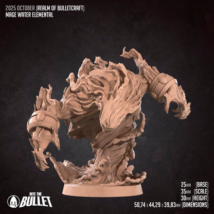 Realm of Bulletcraft, Human Mage Admiral | D&D Pathfinder TTRPG Miniature | Bite the Bullet