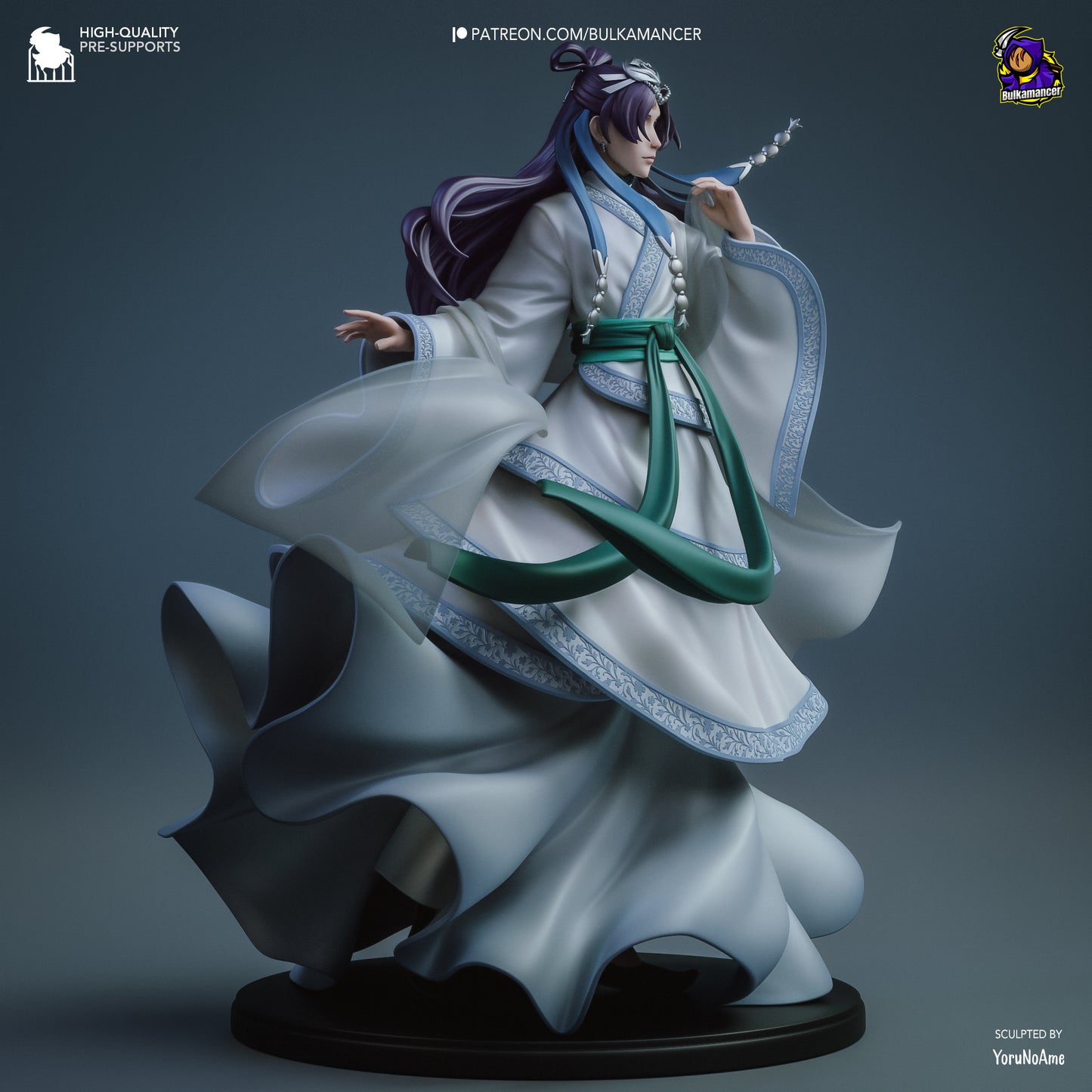 The Moon Fairy | Resin Garage Kit Figure Game Fan Art | Bulkamancer Sculpts