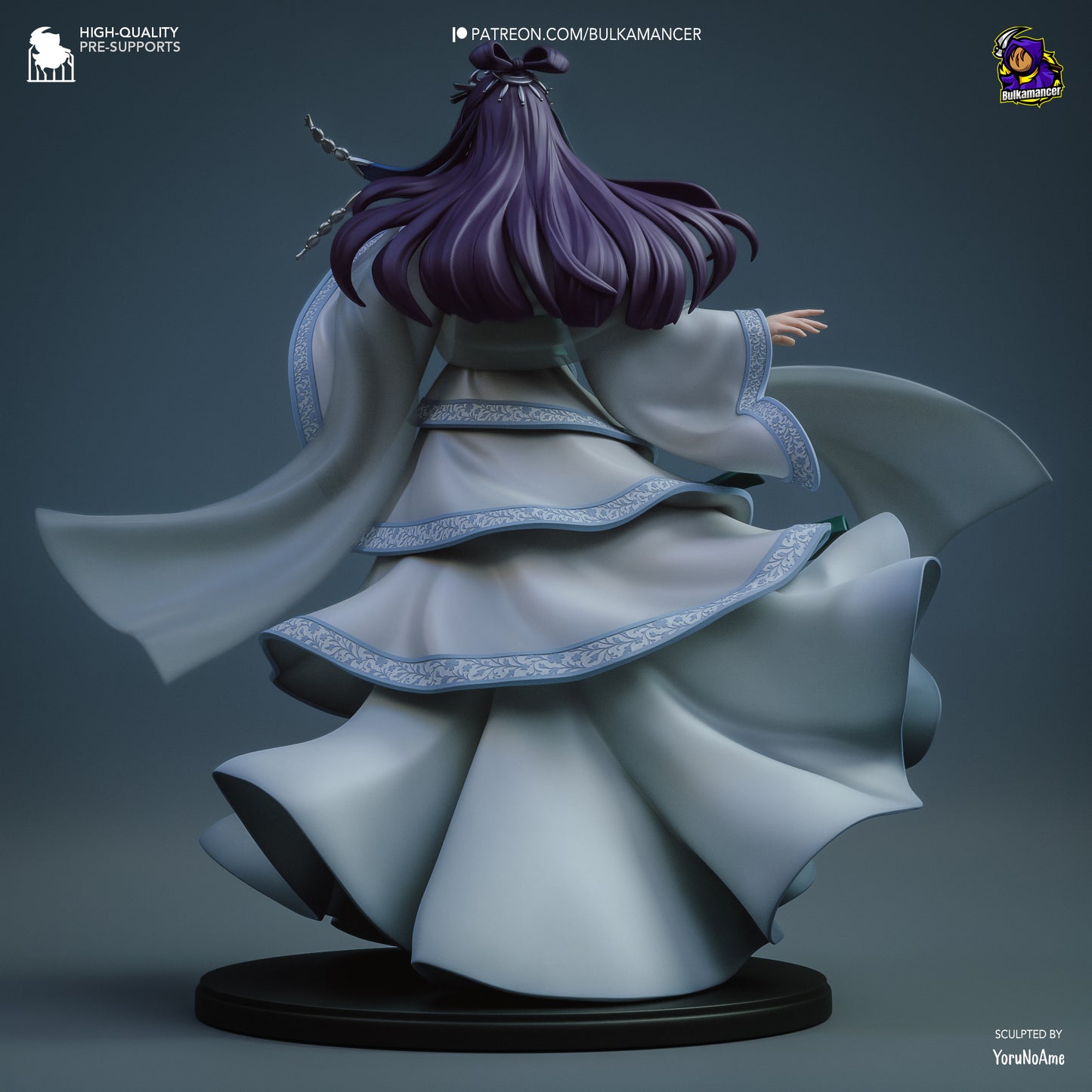 The Moon Fairy | Resin Garage Kit Figure Game Fan Art | Bulkamancer Sculpts