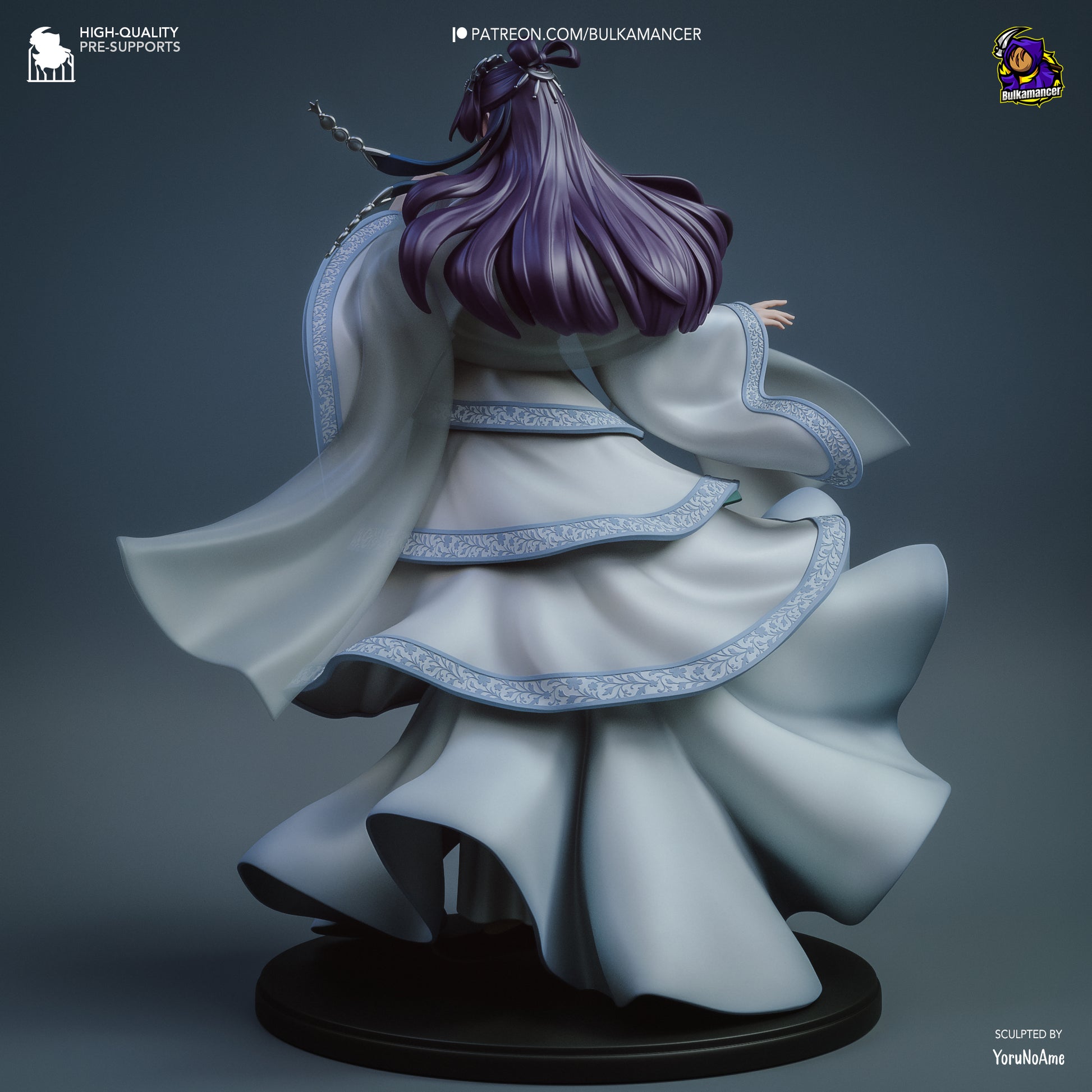 The Moon Fairy | Resin Garage Kit Figure Game Fan Art | Bulkamancer Sculpts