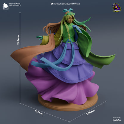 The Moon Fairy | Resin Garage Kit Figure Game Fan Art | Bulkamancer Sculpts