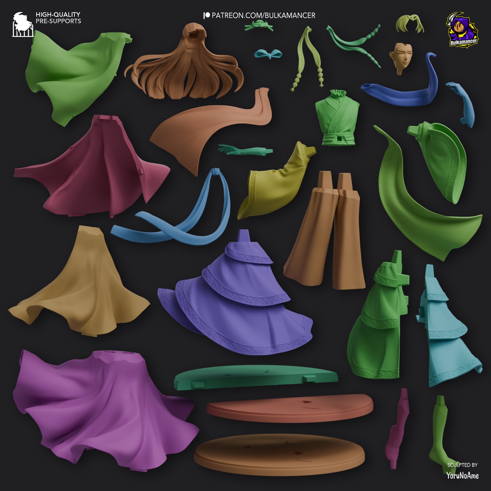 The Moon Fairy | Resin Garage Kit Figure Game Fan Art | Bulkamancer Sculpts