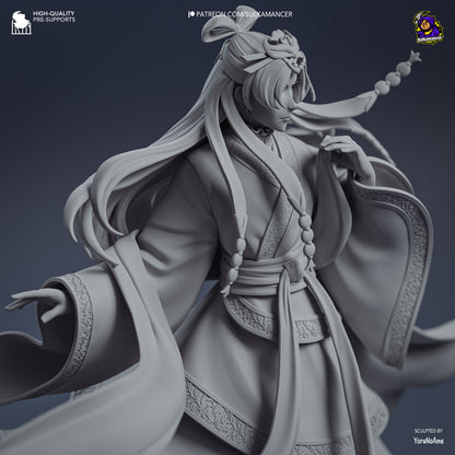 The Moon Fairy | Resin Garage Kit Figure Game Fan Art | Bulkamancer Sculpts
