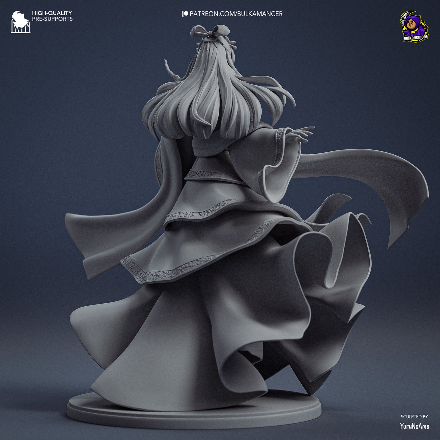 The Moon Fairy | Resin Garage Kit Figure Game Fan Art | Bulkamancer Sculpts