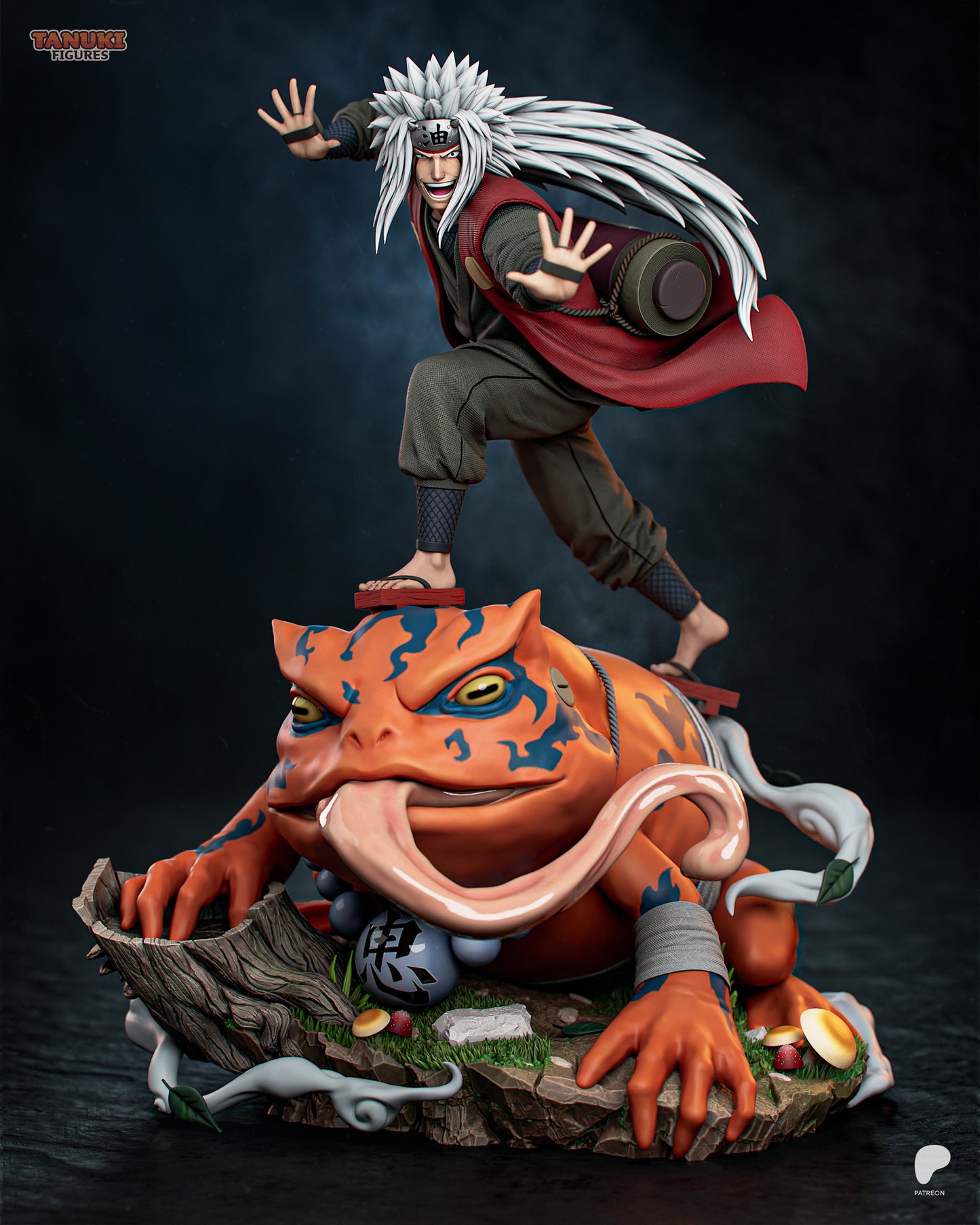 Legendary Toad Master | Resin Garage Kit Figure Fan Art | Tanuki Figures