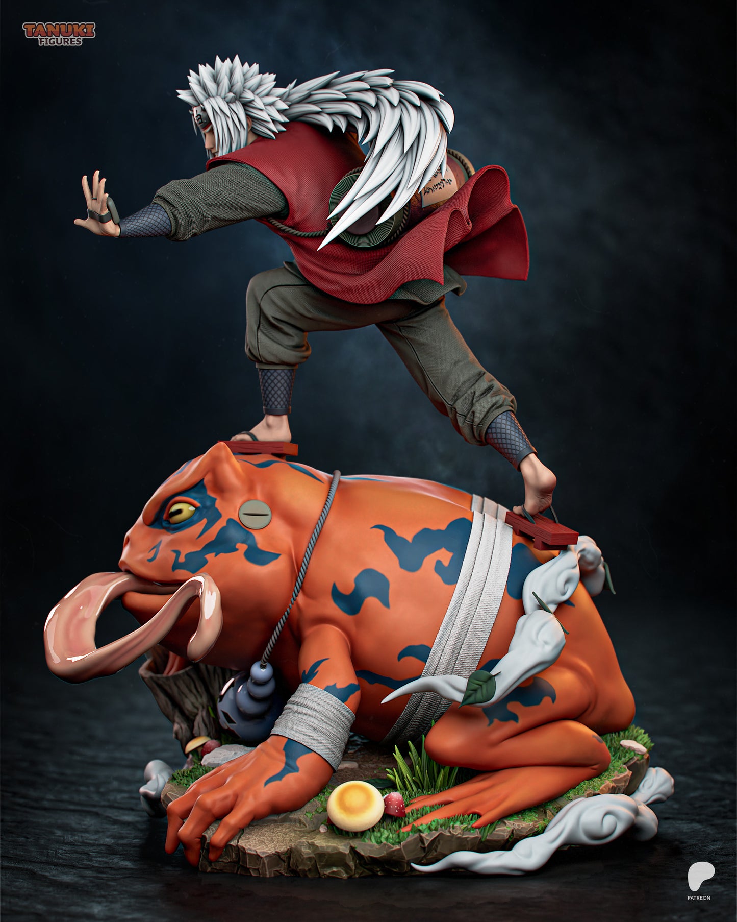 Legendary Toad Master | Resin Garage Kit Figure Fan Art | Tanuki Figures