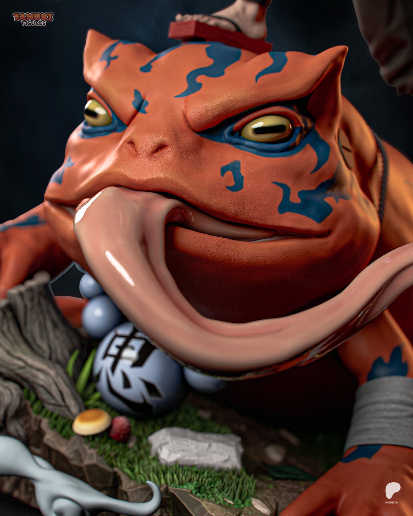 Legendary Toad Master | Resin Garage Kit Figure Fan Art | Tanuki Figures