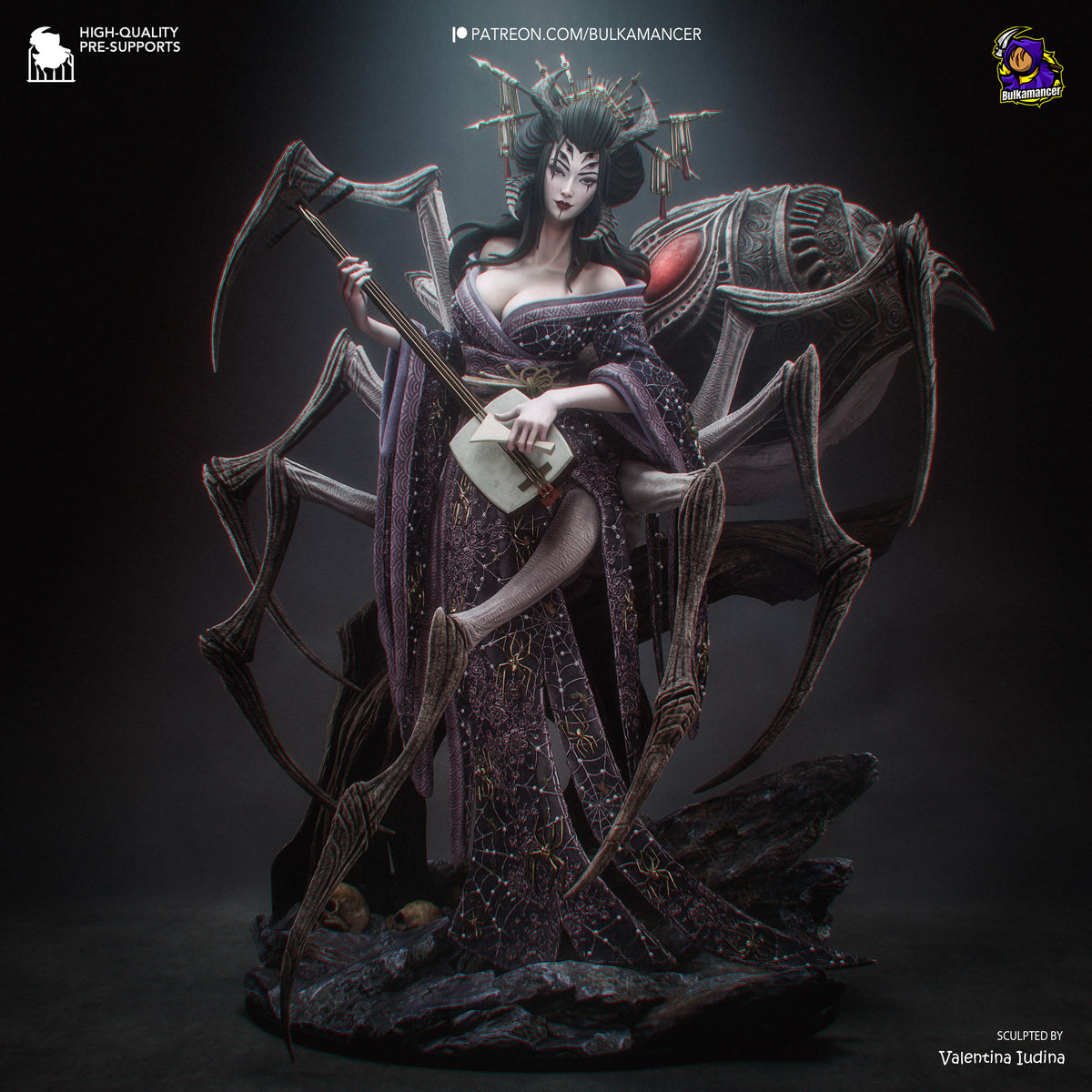 Jorogumo | Resin Garage Kit Figure | Bulkamancer Sculpts