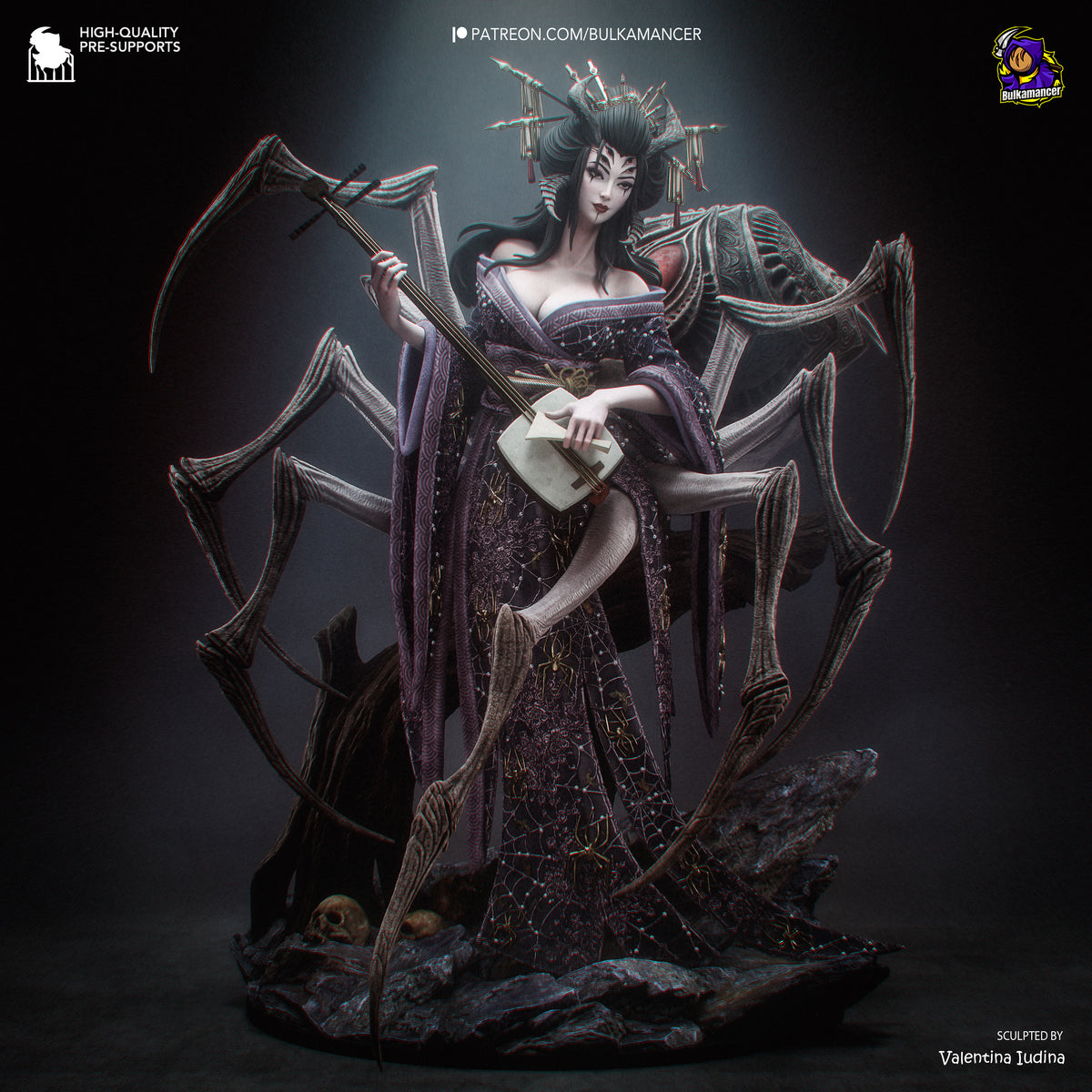 Jorogumo | Resin Garage Kit Figure | Bulkamancer Sculpts