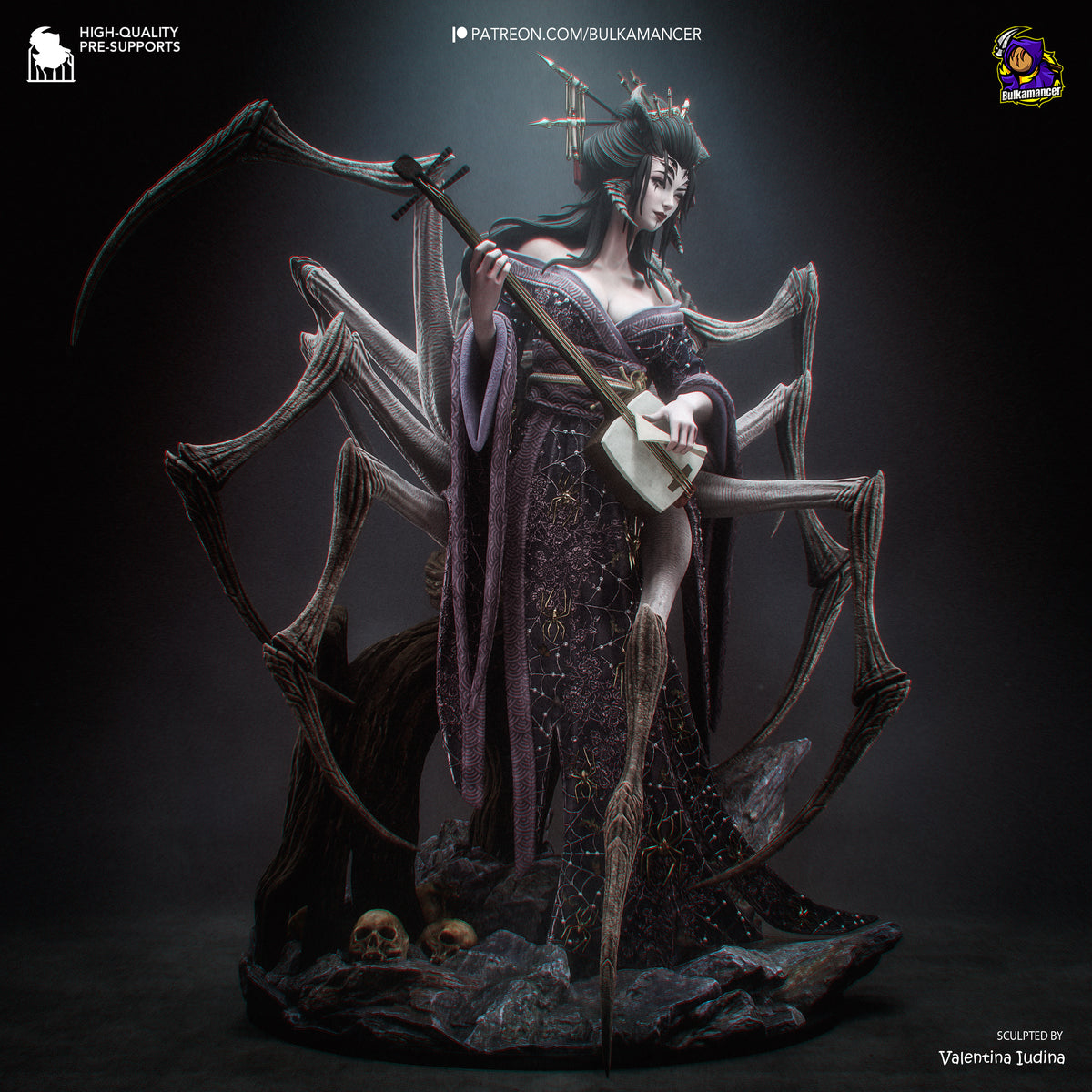 Jorogumo | Resin Garage Kit Figure | Bulkamancer Sculpts