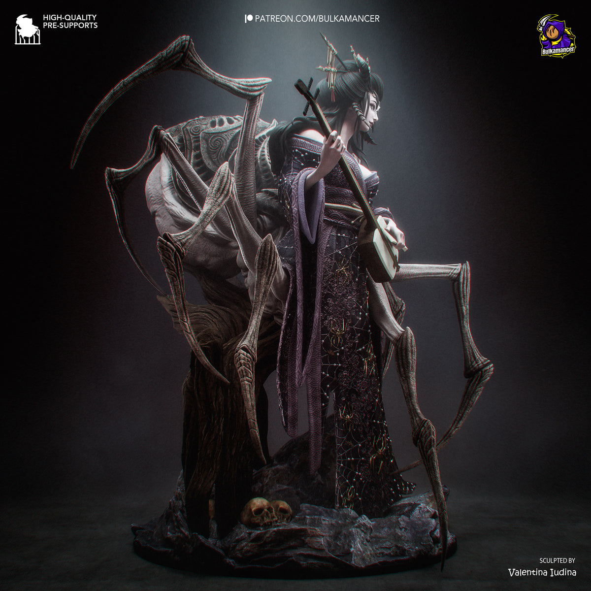 Jorogumo | Resin Garage Kit Figure | Bulkamancer Sculpts