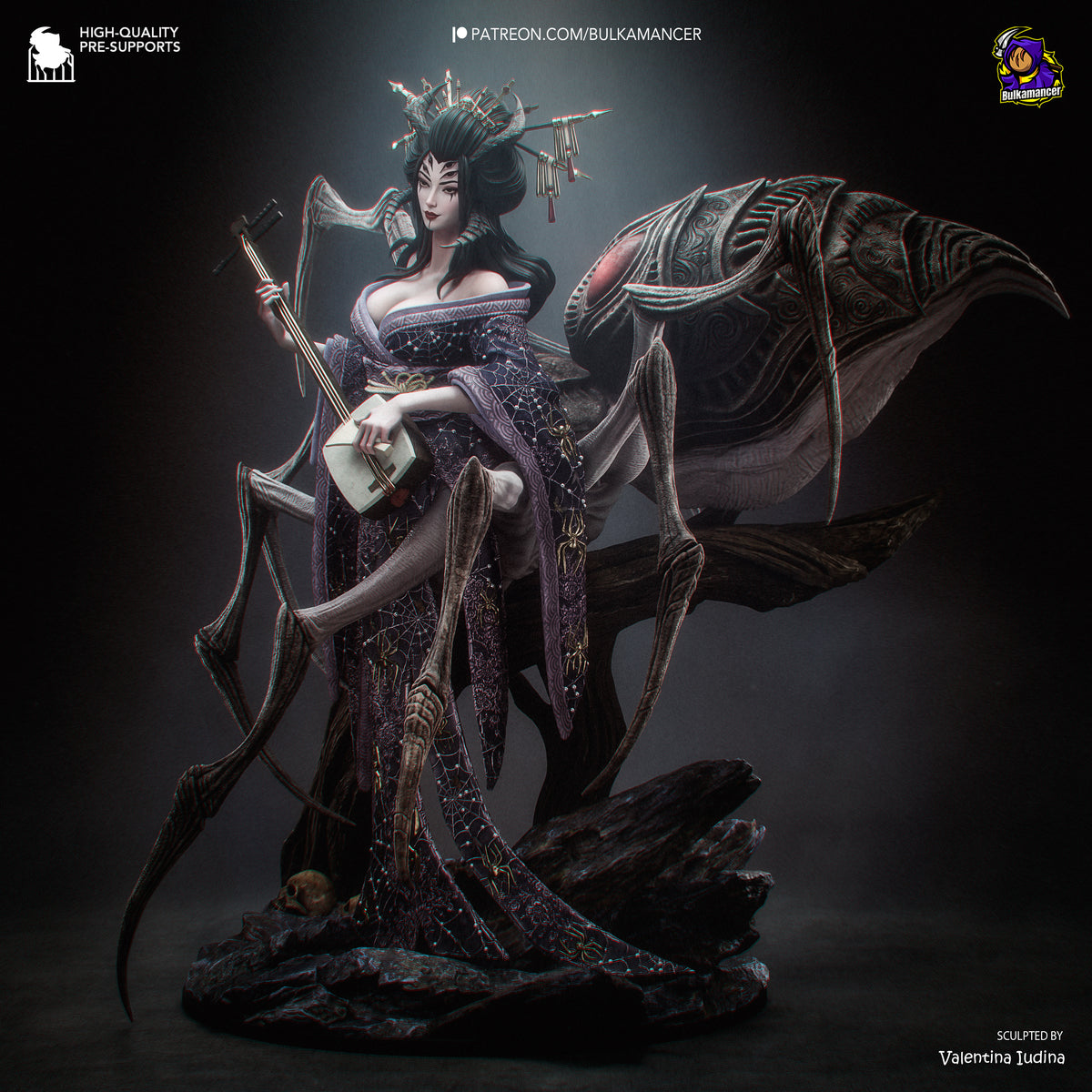 Jorogumo | Resin Garage Kit Figure | Bulkamancer Sculpts