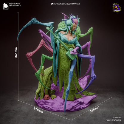 Jorogumo | Resin Garage Kit Figure | Bulkamancer Sculpts