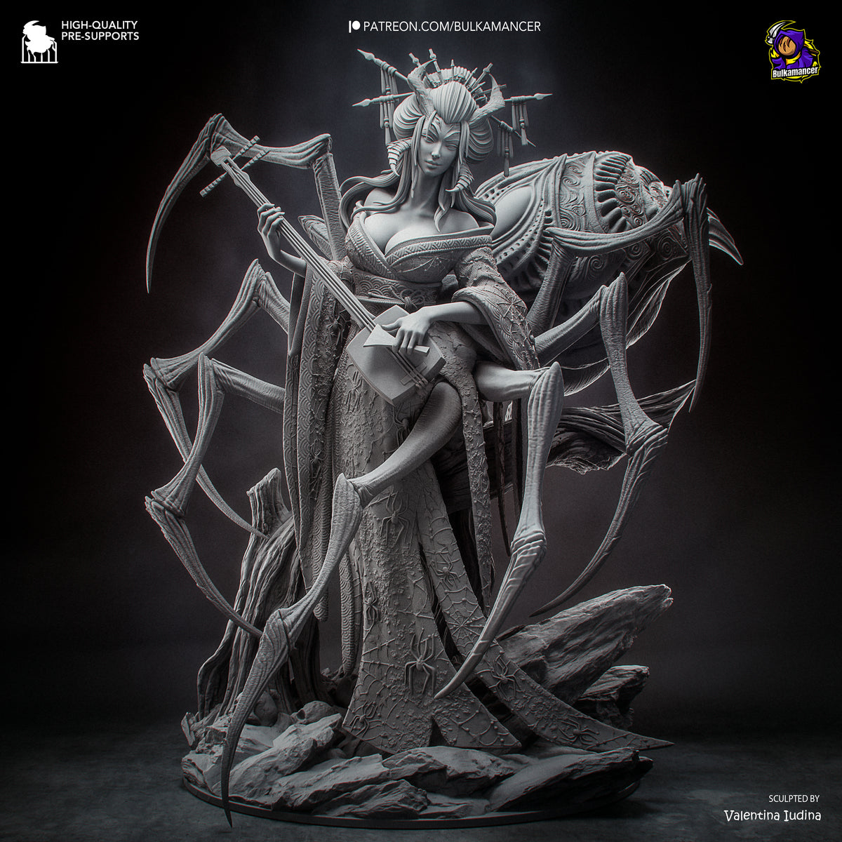 Jorogumo | Resin Garage Kit Figure | Bulkamancer Sculpts