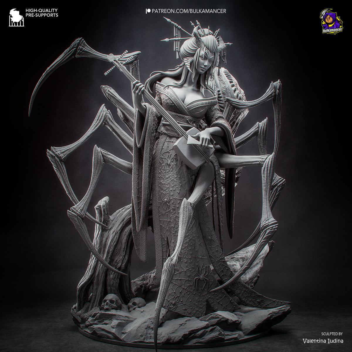 Jorogumo | Resin Garage Kit Figure | Bulkamancer Sculpts