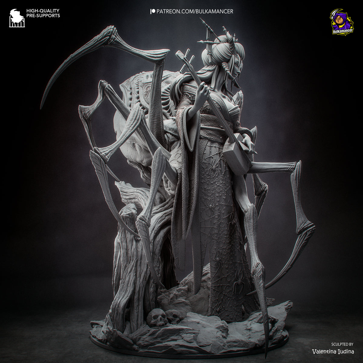 Jorogumo | Resin Garage Kit Figure | Bulkamancer Sculpts