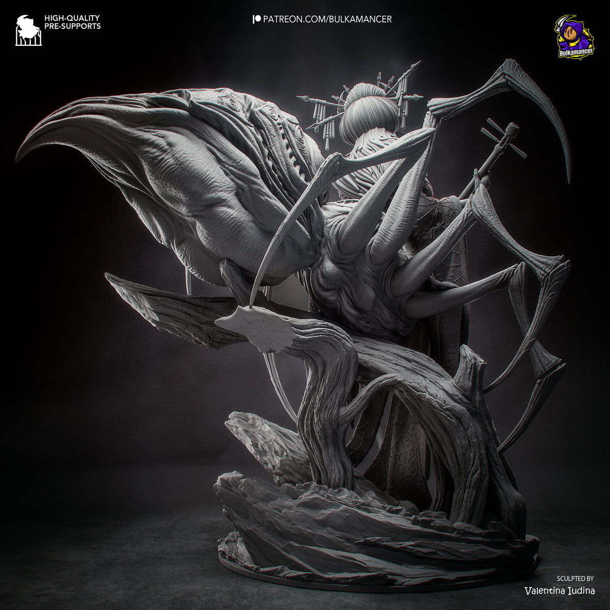 Jorogumo | Resin Garage Kit Figure | Bulkamancer Sculpts