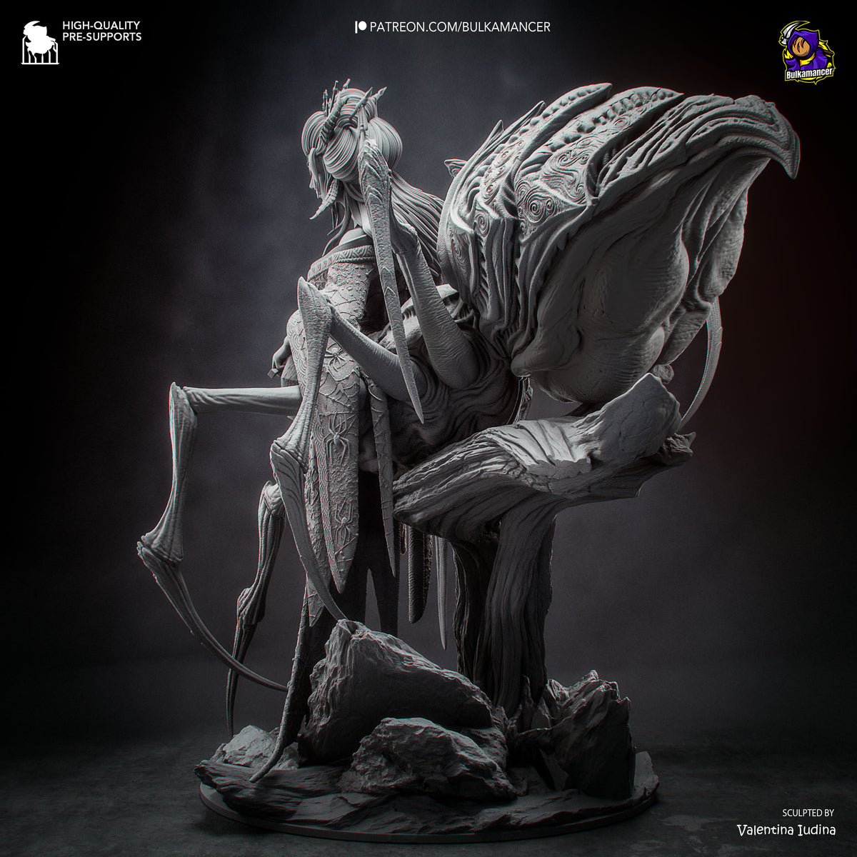 Jorogumo | Resin Garage Kit Figure | Bulkamancer Sculpts