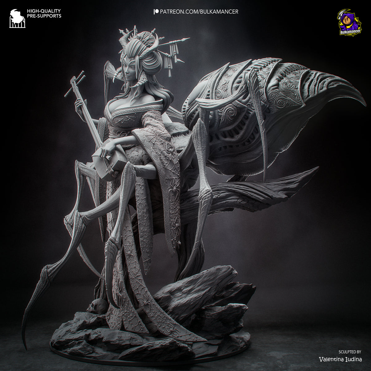 Jorogumo | Resin Garage Kit Figure | Bulkamancer Sculpts