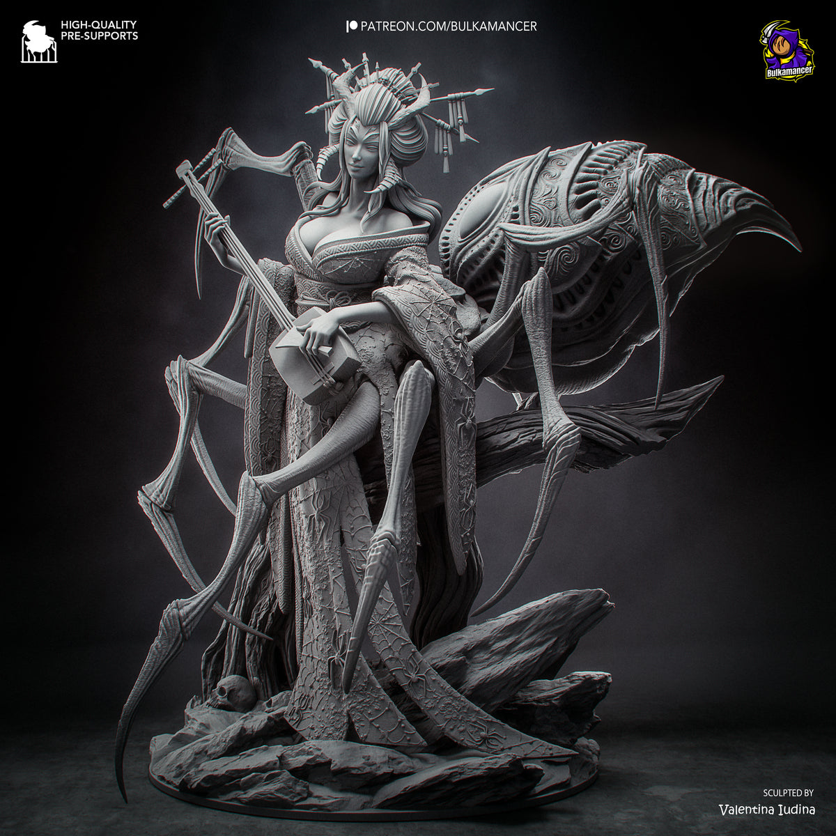 Jorogumo | Resin Garage Kit Figure | Bulkamancer Sculpts