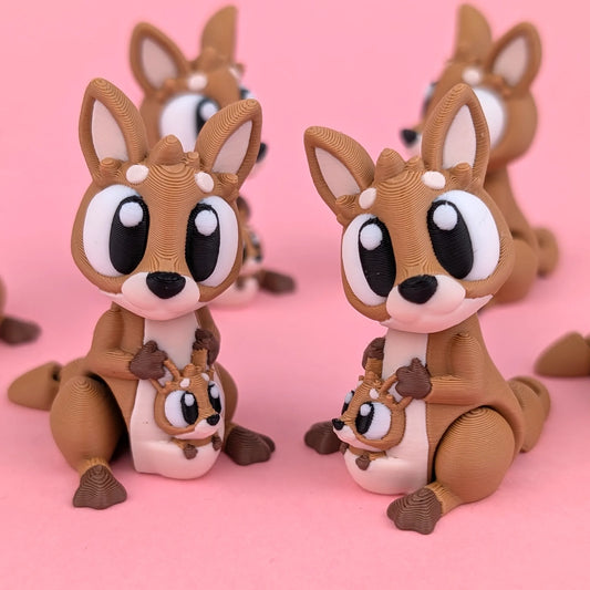 Flexi Kangaroo | 3DGOB - Tattles Told 3D