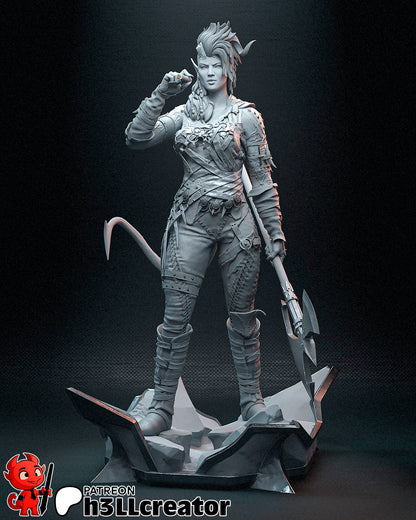 1:12 Infernal Barbarian | Resin Garage Kit Figure Game Fan Art | h3LL creator