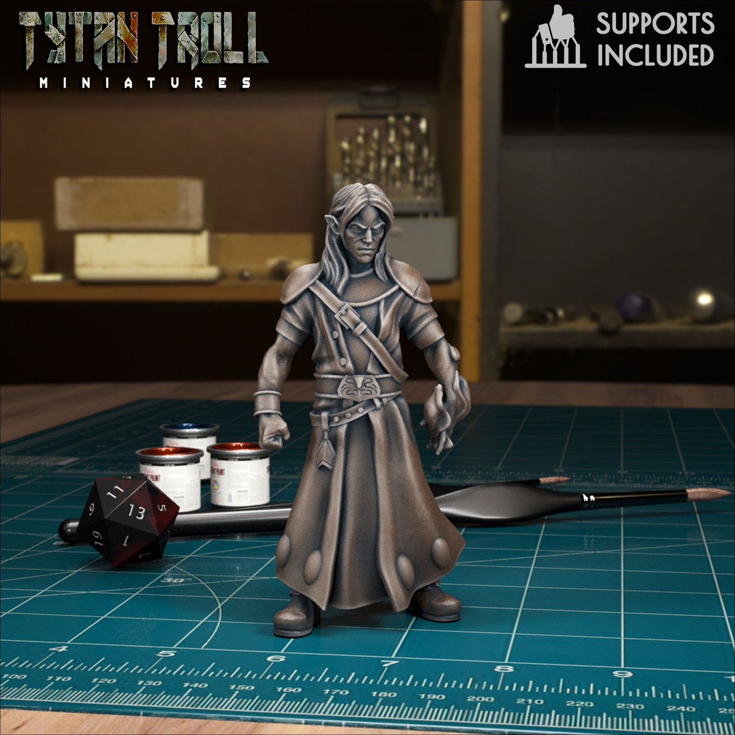 CoS Kasimir Velikov | D&D TTRPG Mini | TytanTroll Miniatures
