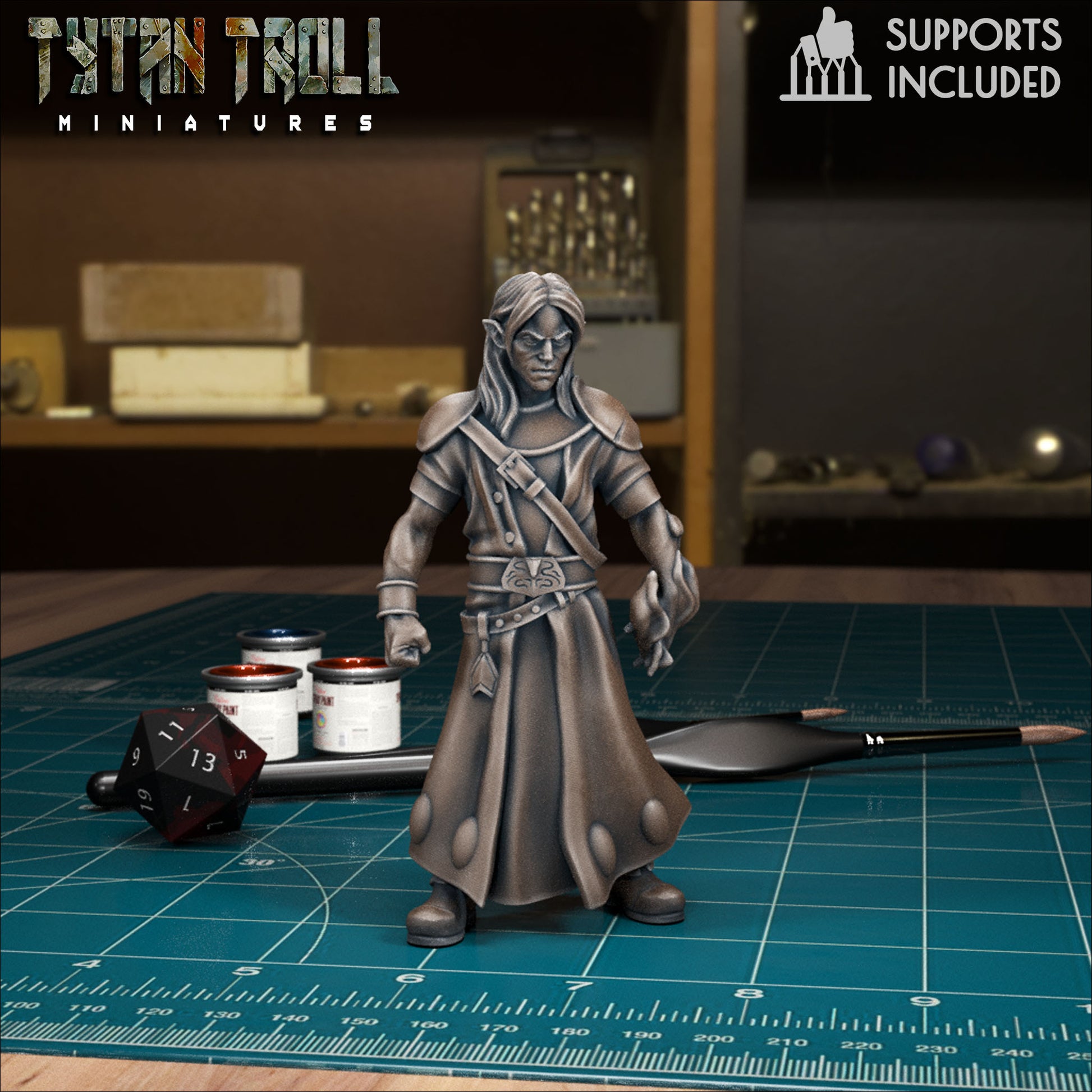 CoS Kasimir Velikov | D&D TTRPG Mini | TytanTroll Miniatures