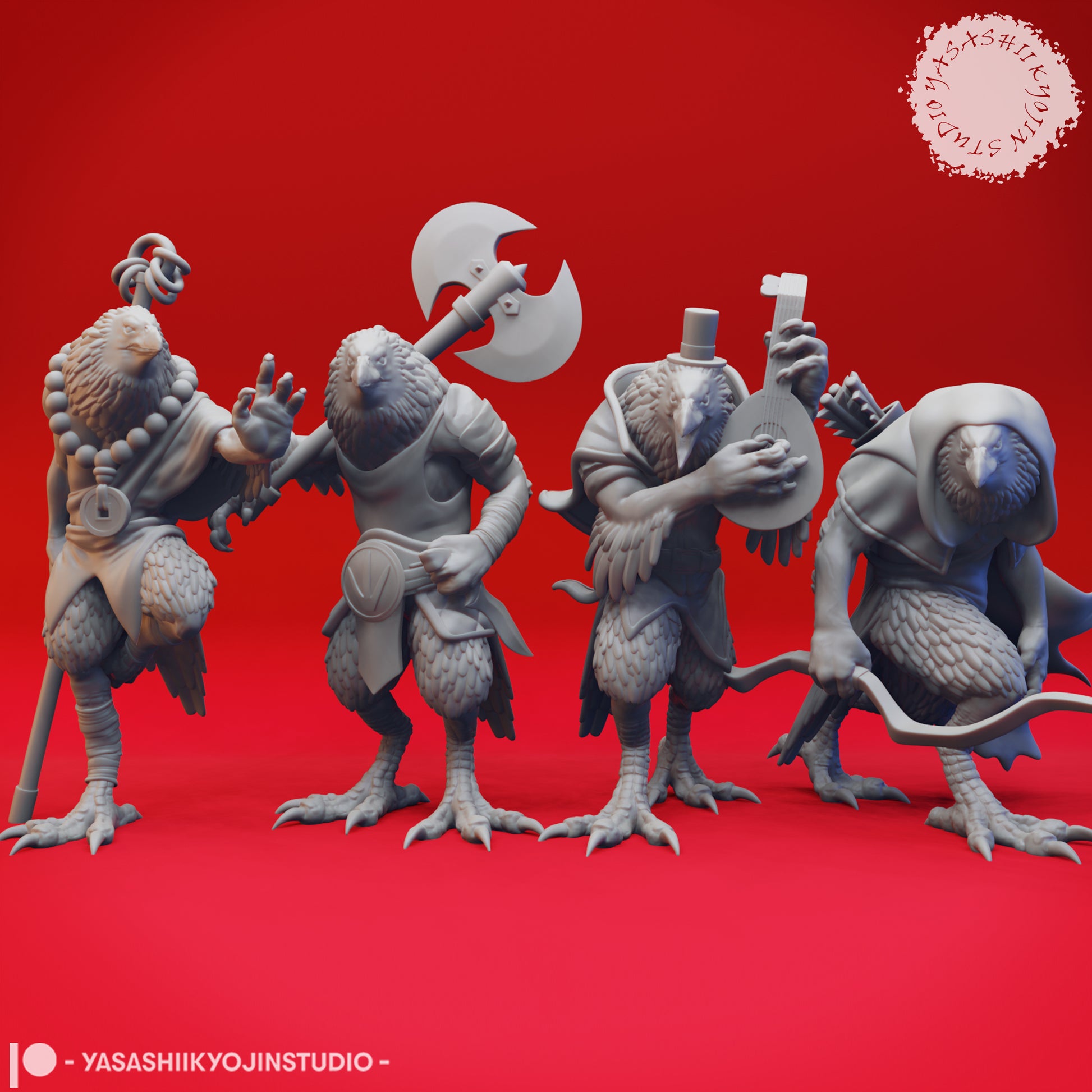 Kenku | Yasashii Kyojin Studio - Tattles Told 3D