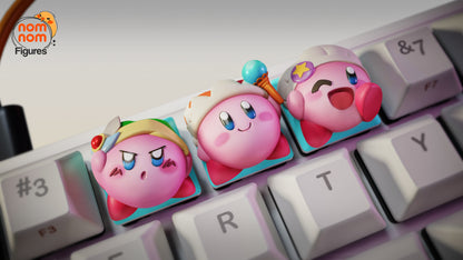 Keycaps - Pink Balloon | 3D Printed Resin Anime Fan Art | Nomnom Figures