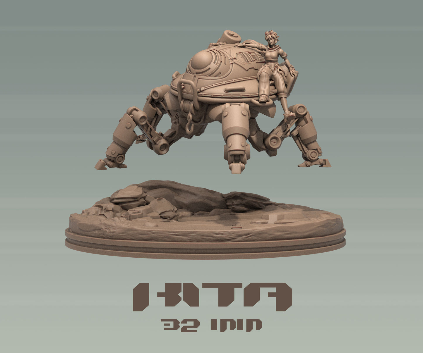 Kita | Tabletop or Display Scale | D&D TTRPG Fantasy Miniature | Dungeons and Maidens