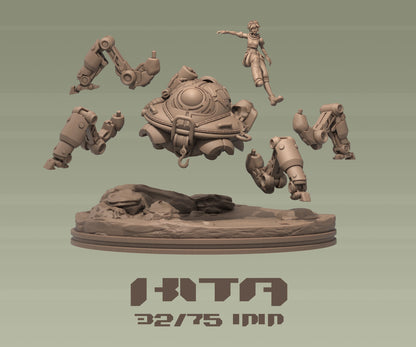 Kita | Tabletop or Display Scale | D&D TTRPG Fantasy Miniature | Dungeons and Maidens