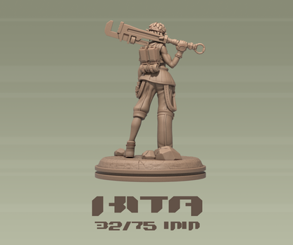 Kita | Tabletop or Display Scale | D&D TTRPG Fantasy Miniature | Dungeons and Maidens