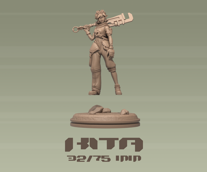 Kita | Tabletop or Display Scale | D&D TTRPG Fantasy Miniature | Dungeons and Maidens