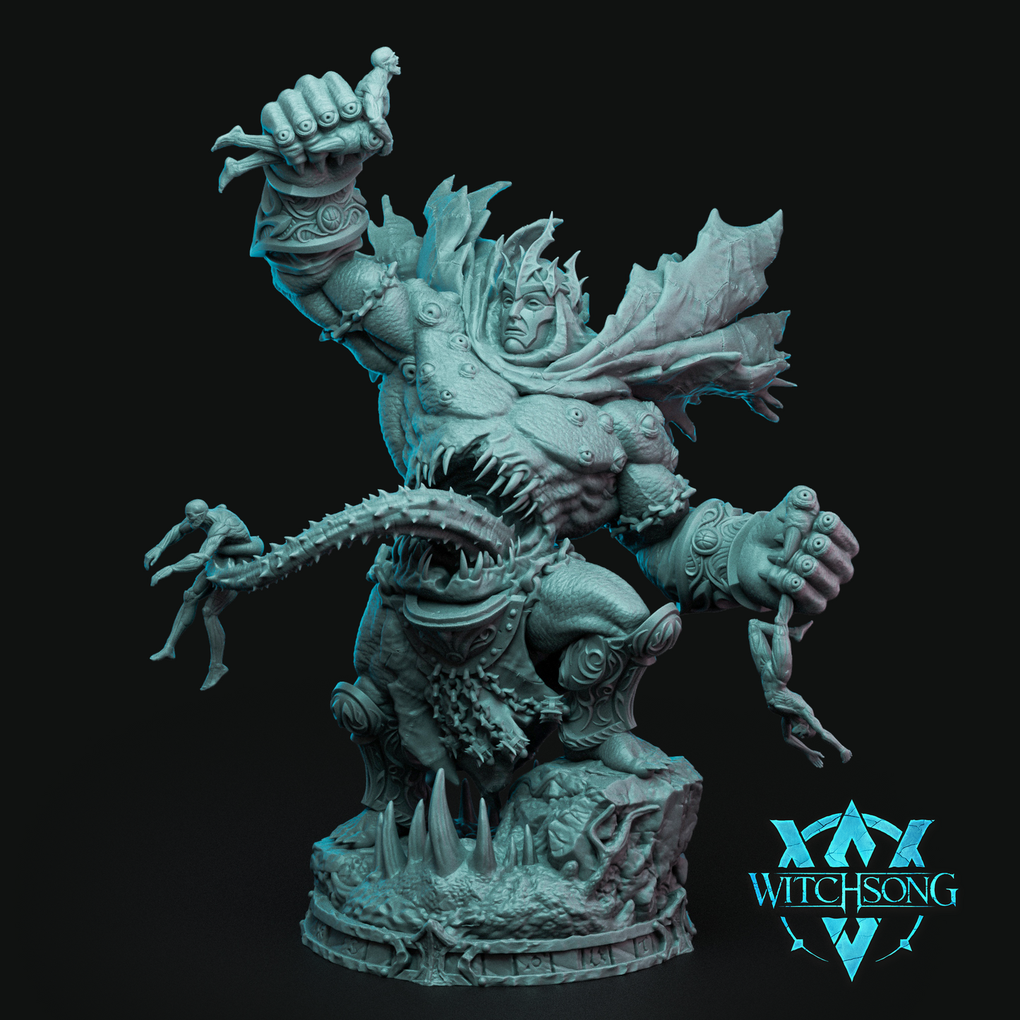 Knight of Gluttony | Mini or Bust | Monster Miniature Statue | Witchsong Miniatures