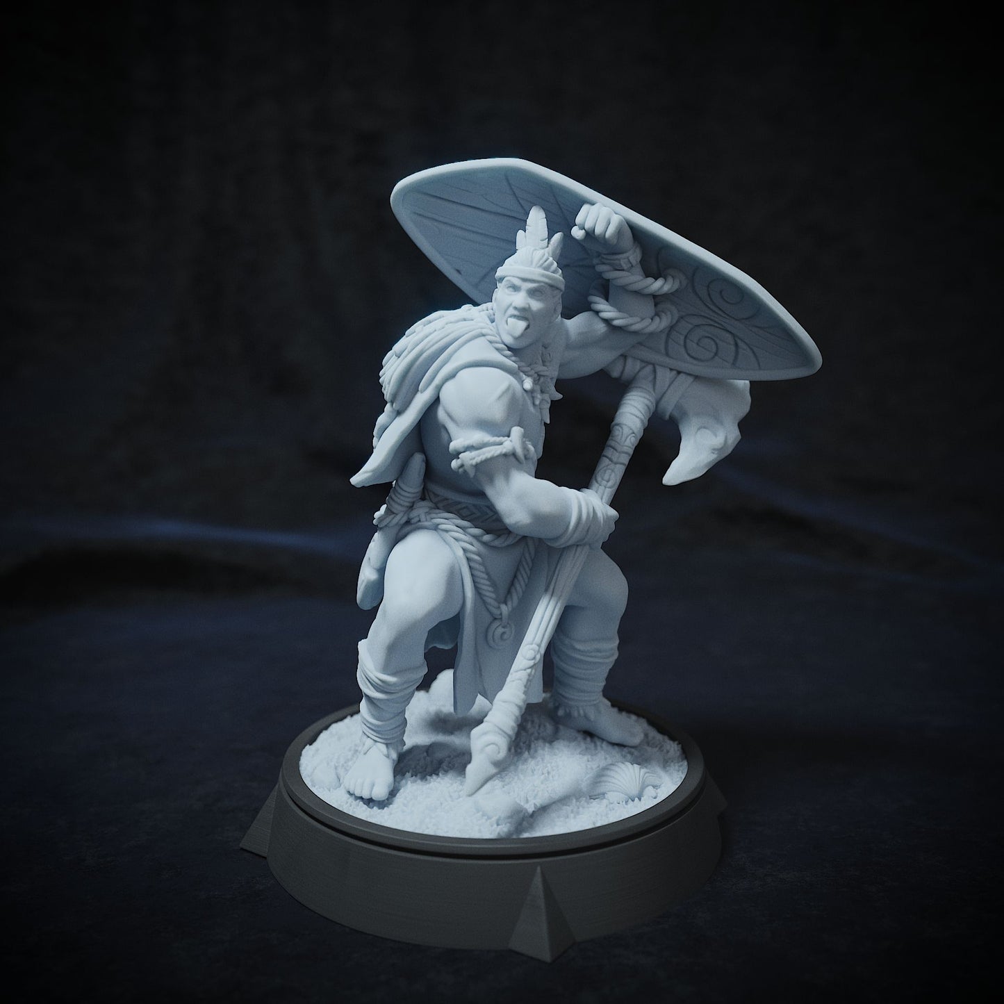 Koathe Champion, NPC | DnD Miniature Character | Cripta Studios - Tattles Told 3D