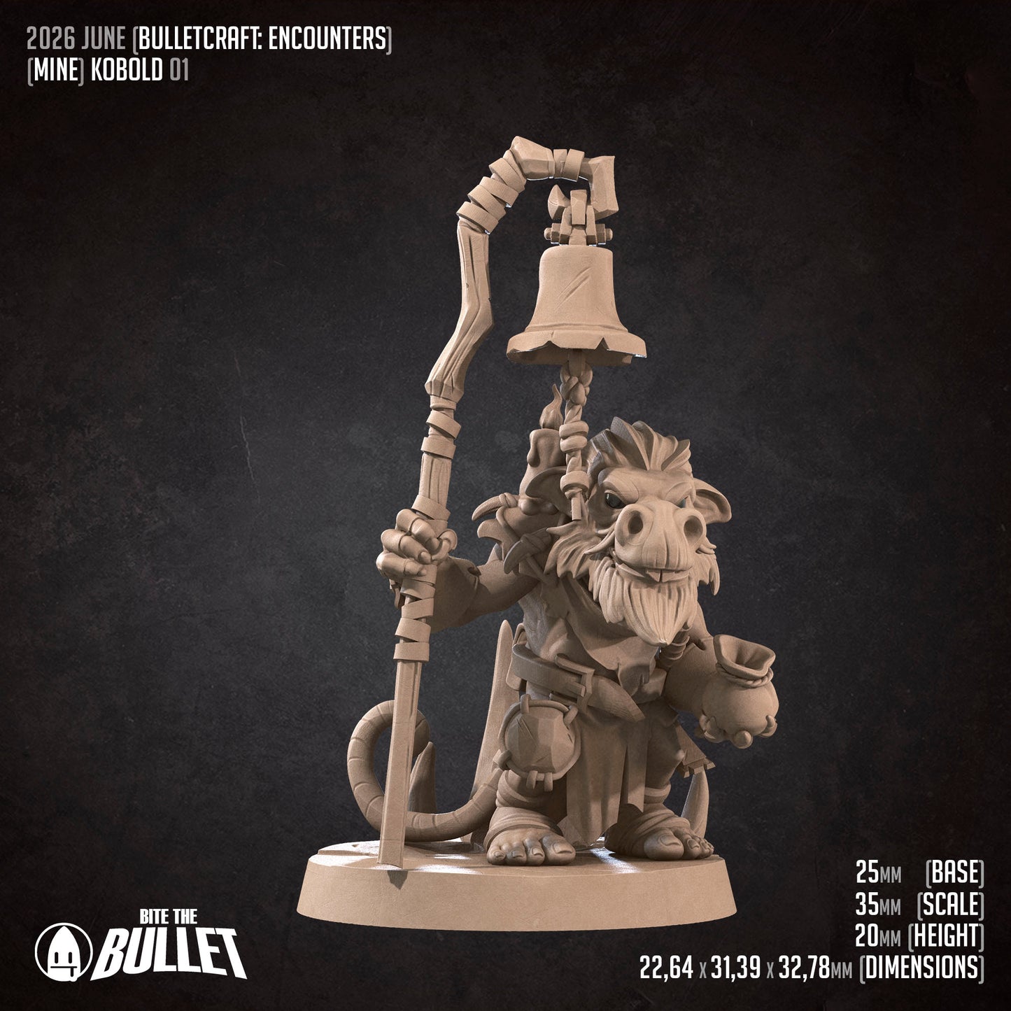 Mine Kobolds | D&D TTRPG Miniature | Bite the Bullet