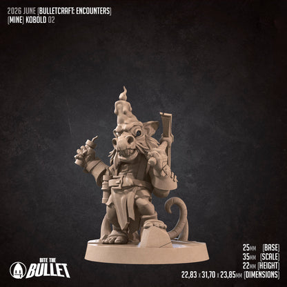 Mine Kobolds | D&D TTRPG Miniature | Bite the Bullet