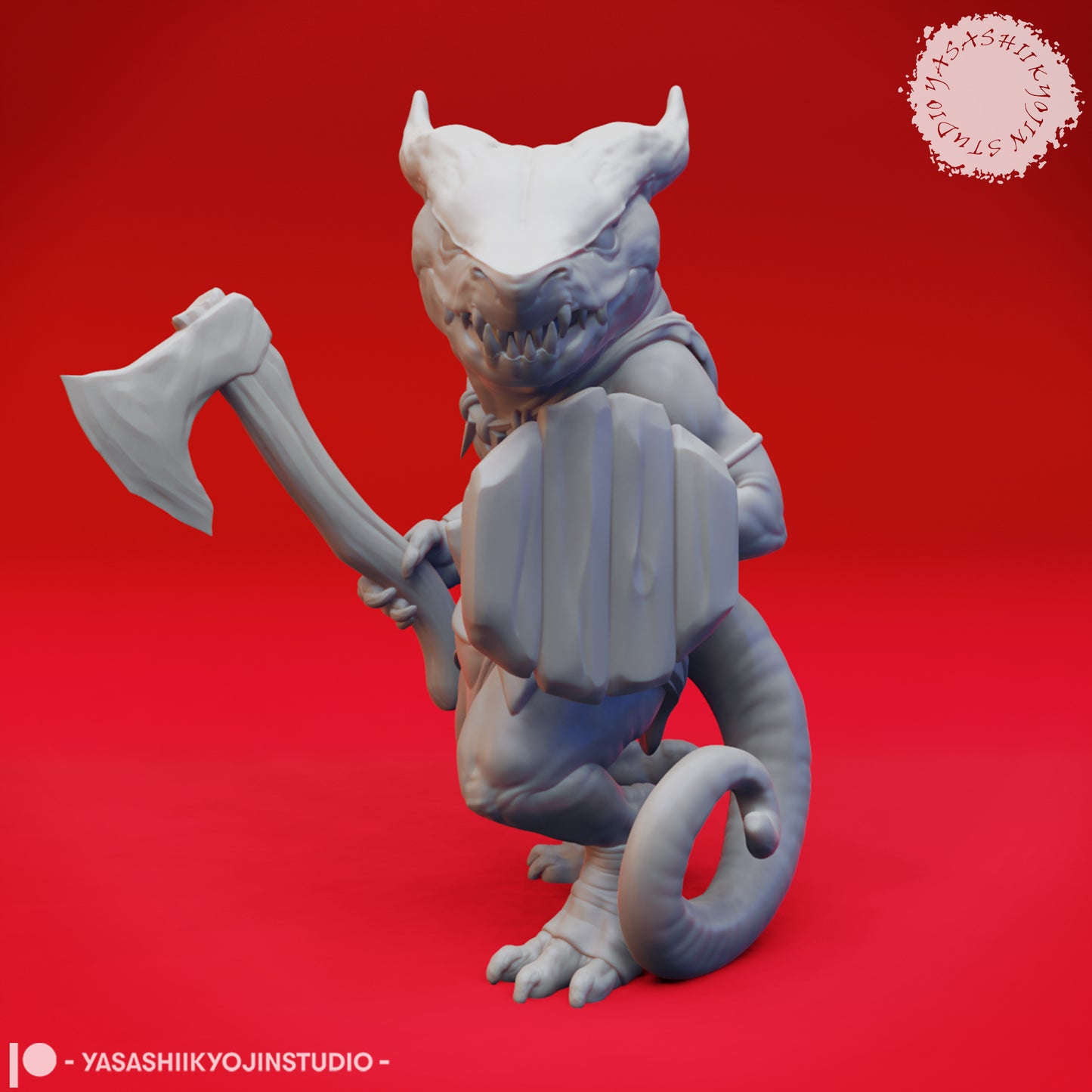 Kobold | TTRPG Monster Miniature | Yasashii Kyojin Studio - Tattles Told 3D