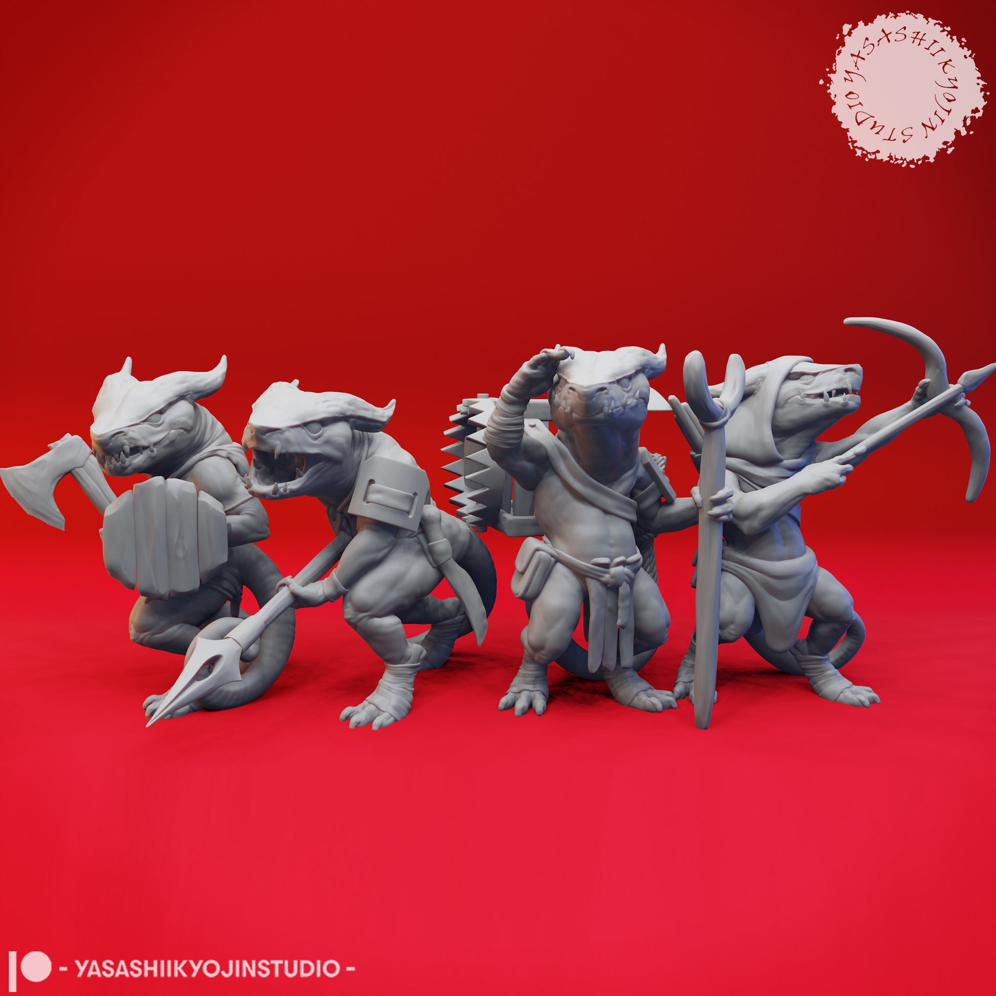 Kobold | TTRPG Monster Miniature | Yasashii Kyojin Studio - Tattles Told 3D