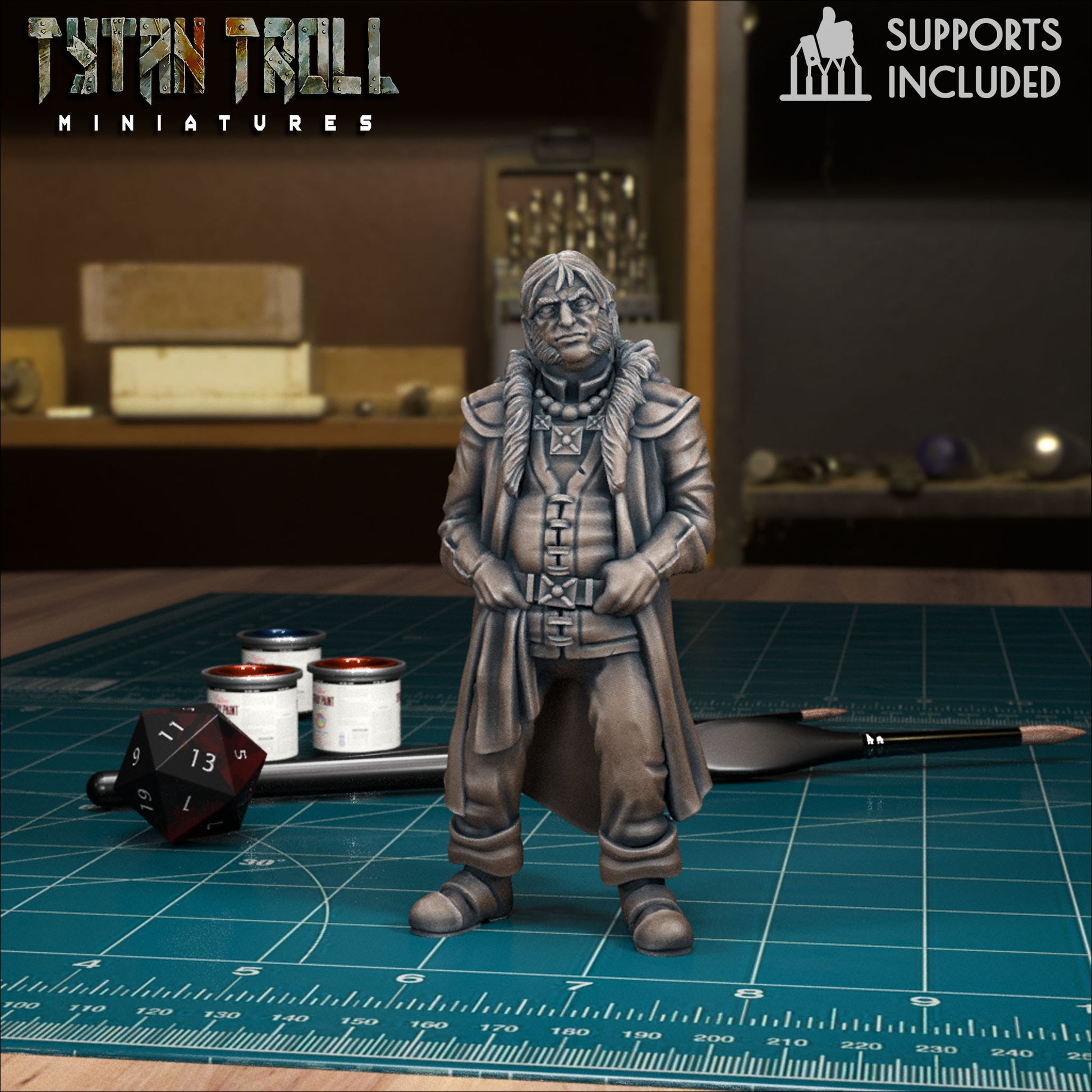 CoS Kolyan Indirovich | D&D TTRPG Mini | TytanTroll Miniatures