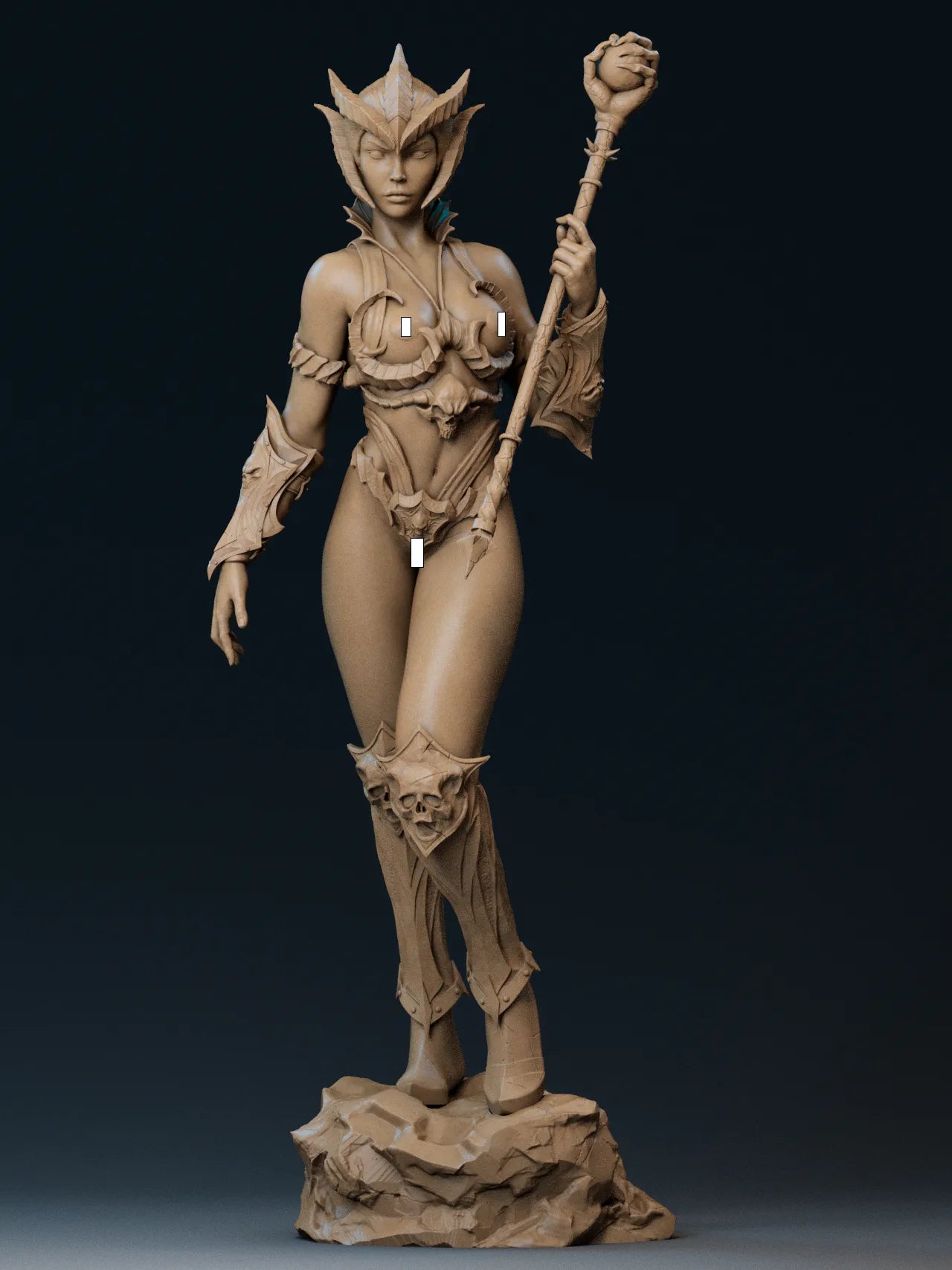 1:12 Mistress of the Hidden Arts | 3D Printed Resin Garage Kit Figure | CA 3D Studios