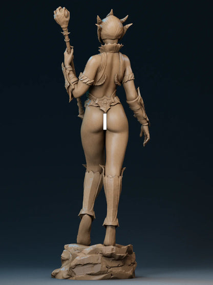 1:12 Mistress of the Hidden Arts | 3D Printed Resin Garage Kit Figure | CA 3D Studios