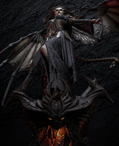 1:12 Demon Queen | 3D Printed Resin Garage Kit Figure | CA 3D Studios - Tattles Told 3D