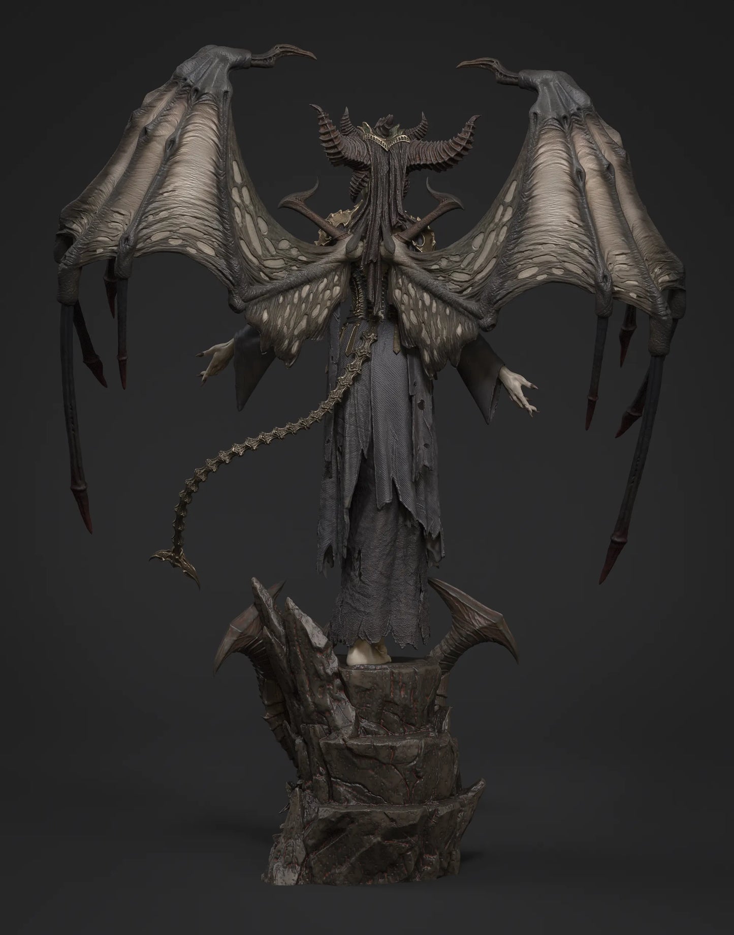 1:12 Demon Queen | 3D Printed Resin Garage Kit Figure | CA 3D Studios - Tattles Told 3D