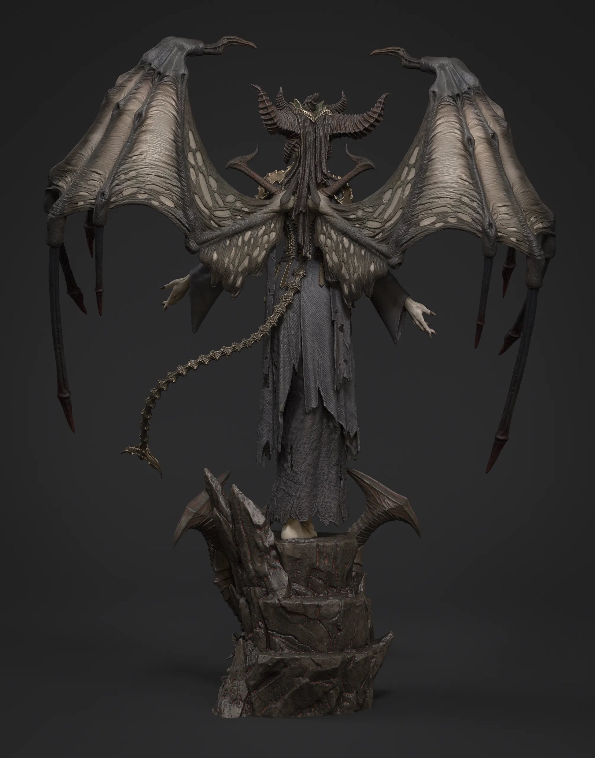 1:12 Demon Queen | 3D Printed Resin Garage Kit Figure | CA 3D Studios - Tattles Told 3D