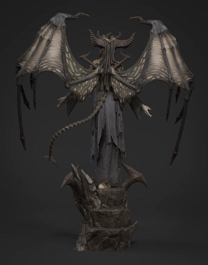 1:12 Demon Queen | 3D Printed Resin Garage Kit Figure | CA 3D Studios - Tattles Told 3D