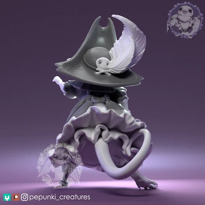 Parsley Rat, Pirate | Tabletop or Display Scale | D&D Humblewood TTRPG Miniature | Pepunki Creatures