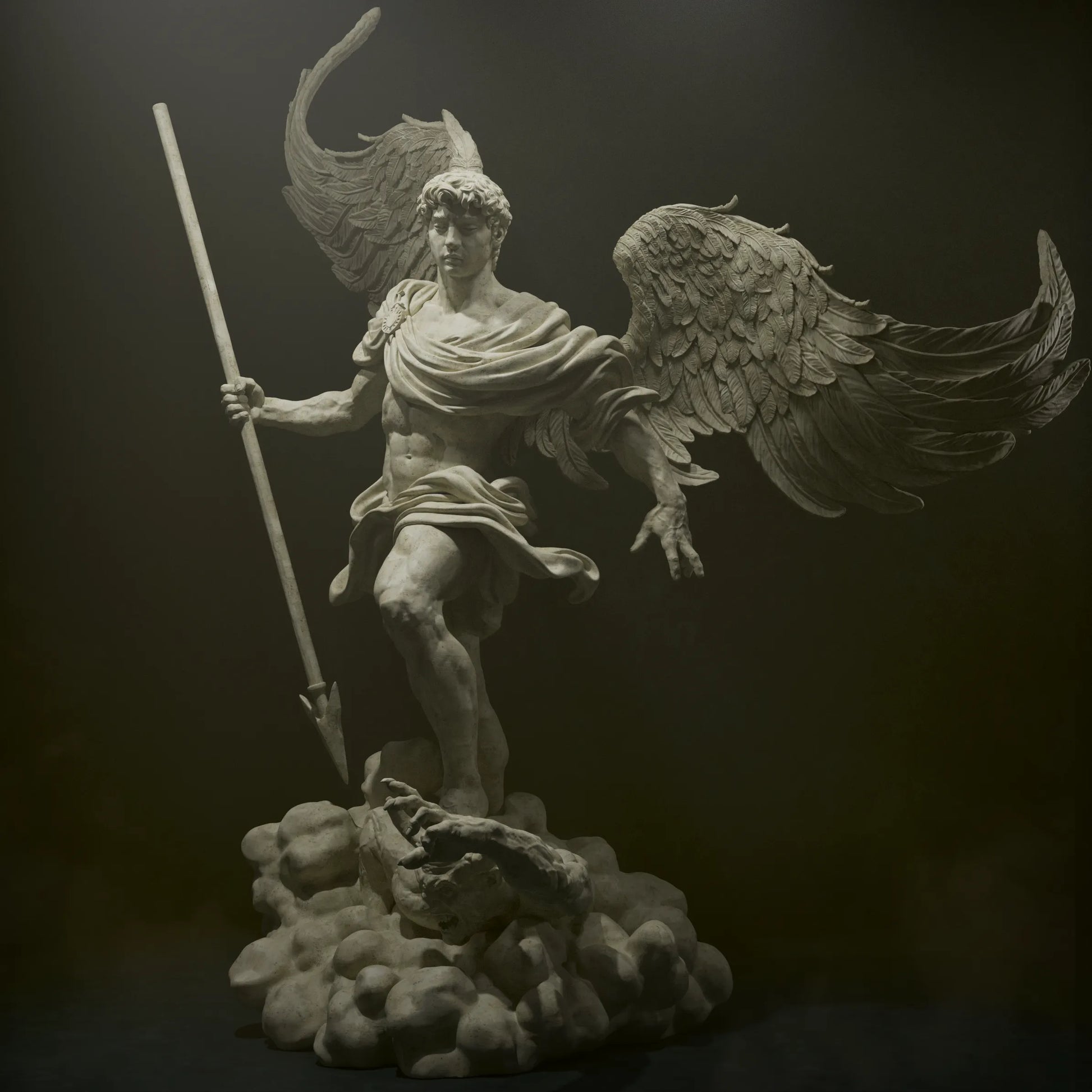 1:12 Archangel | Resin Garage Kit Figure Angel | CA 3D Studios