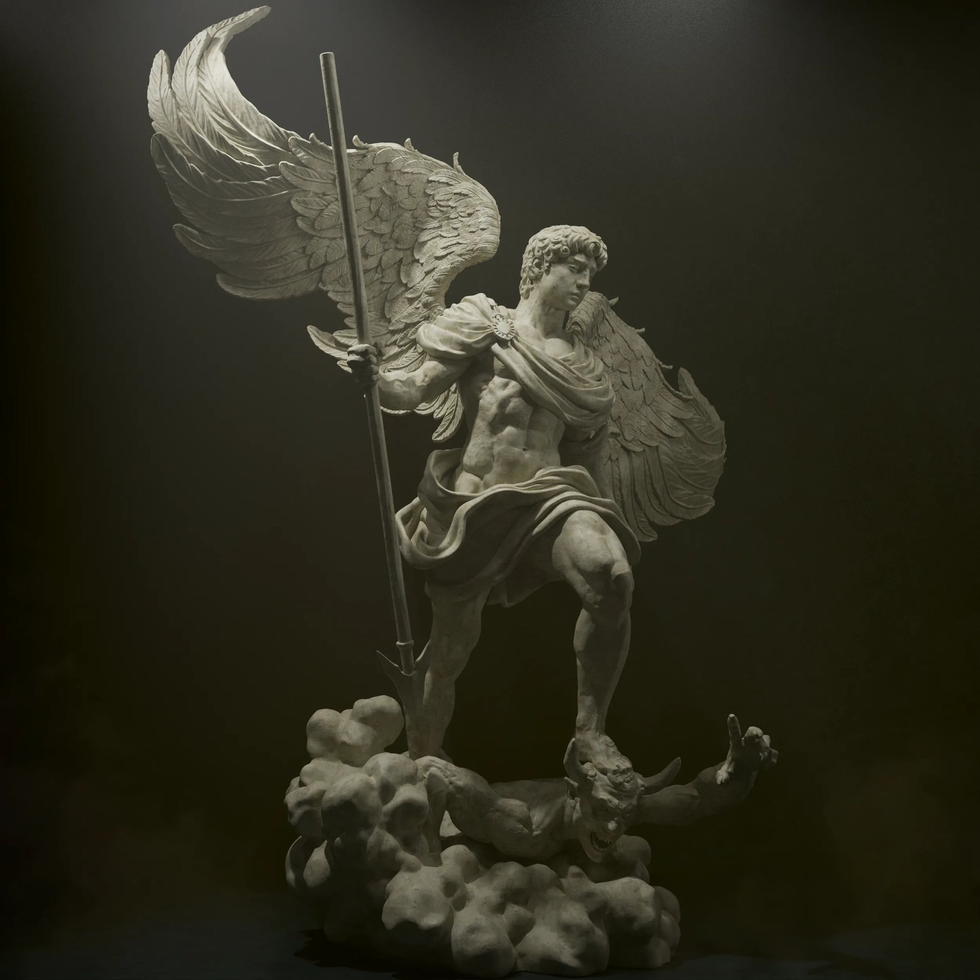 1:12 Archangel | Resin Garage Kit Figure Angel | CA 3D Studios